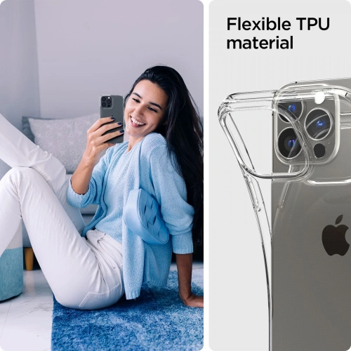 Etui Spigen Crystal Pack Apple iPhone 13 Pro Max Crystal Clear + Szkło