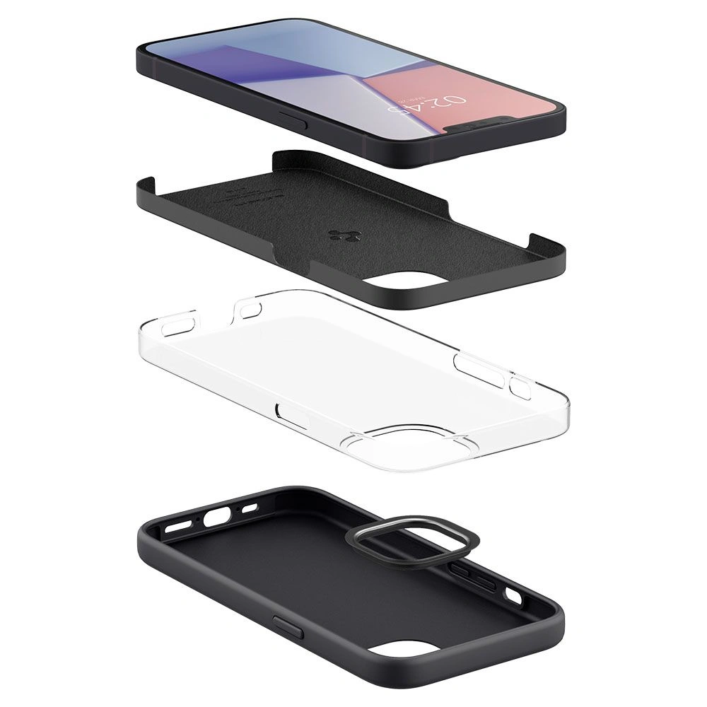 Hurtownia GSM - Etui Spigen Silicone Fit Apple iPhone 13 mini Black - SPN1905BLK - {ean13} - Hurt