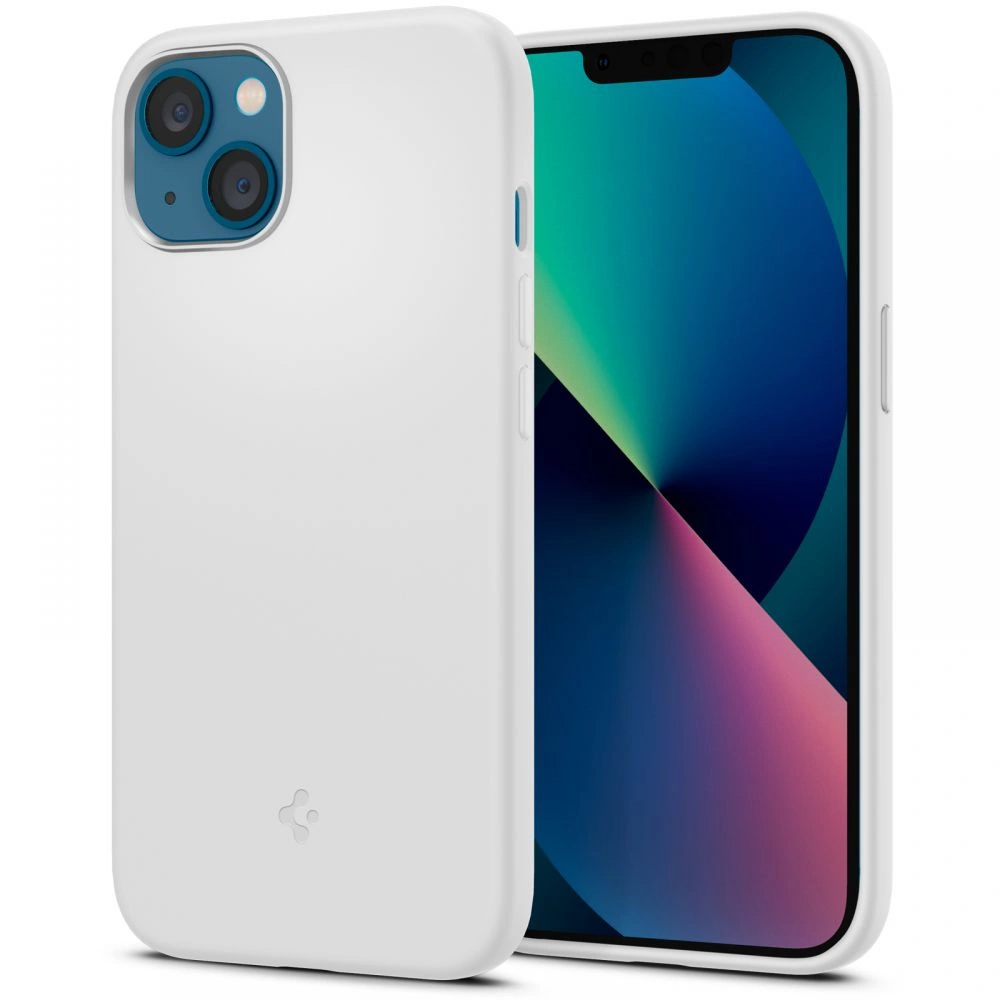 Hurtownia GSM - Etui Spigen Silicone Fit Apple iPhone 13 mini White - SPN1906WHT - {ean13} - Hurt