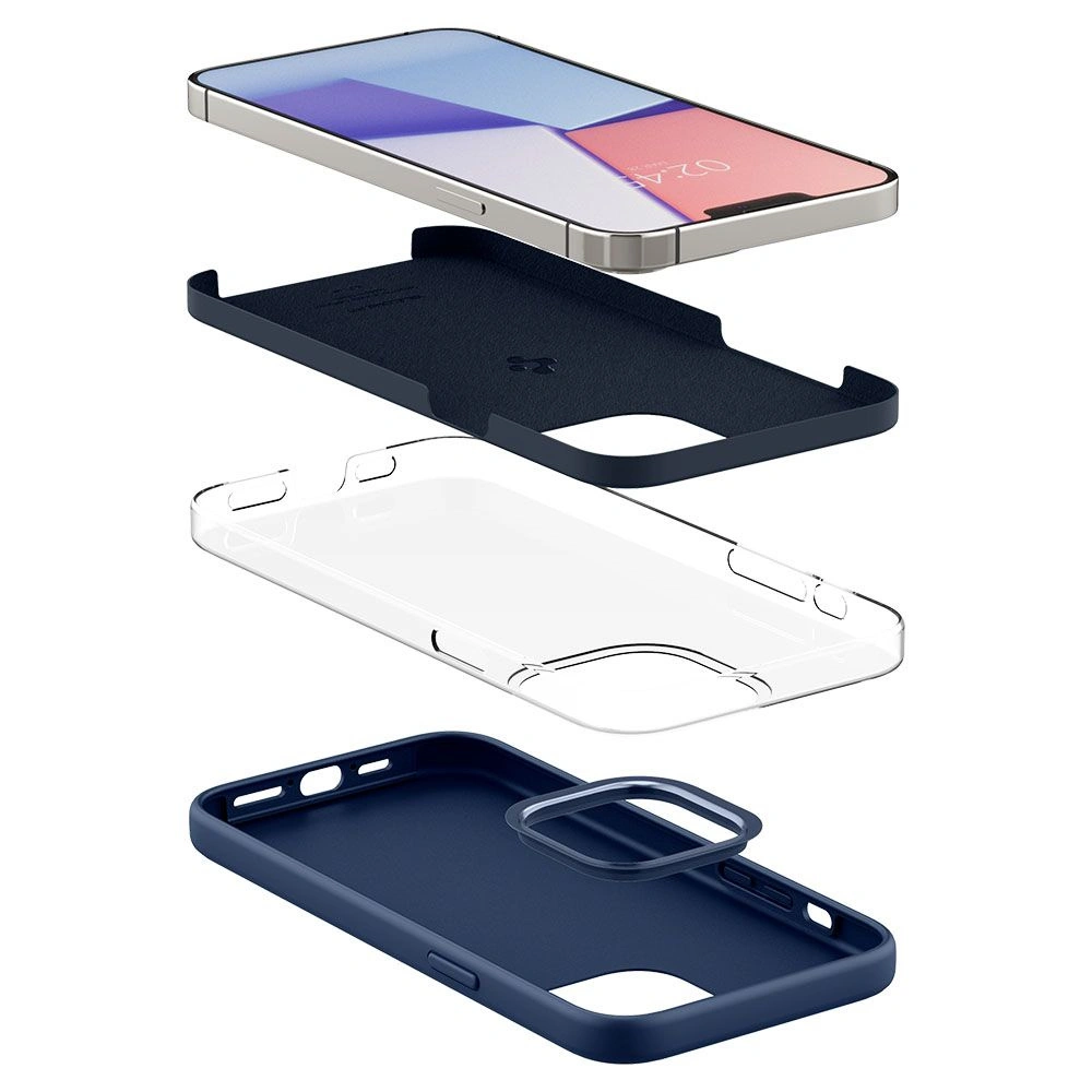 Hurtownia GSM - Etui Spigen Silicone Fit Apple iPhone 13 Pro Navy Blue - SPN1908BLU - {ean13} - Hurt