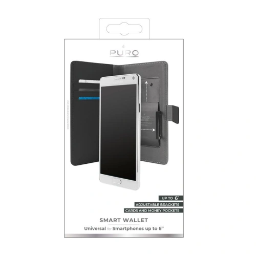 Etui PURO Universal Smart Wallet XXL (czarny)