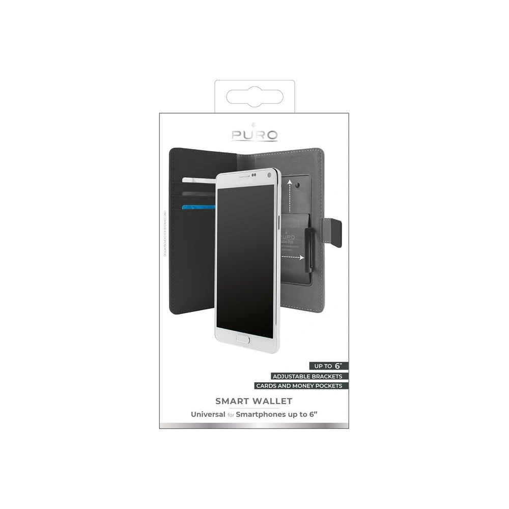 Wholesale PURO Universal Smart Wallet XXL (black) - PUR503BLK - {ean13} - Hurt