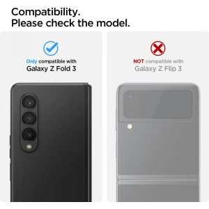 Hurtownia GSM - Zpevněné sklo na aparát Spigen Optik Camera Lens Samsung Galaxy Fold 3 Black [2 PACK] - SPN1915BLK - {ean13} - Hurt