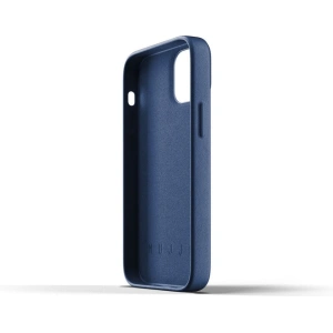 Mujjo Full Leather Wallet Case Apple iPhone 13 mini (blue)