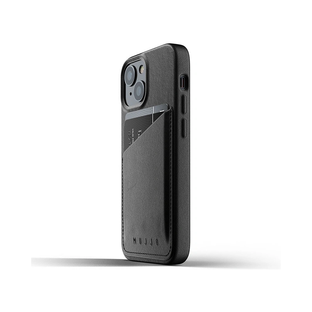 Hurtownia GSM - Etui Mujjo Full Leather Wallet Case Apple iPhone 13 mini (černé) - MUJ078BLK - {ean13} - Hurt