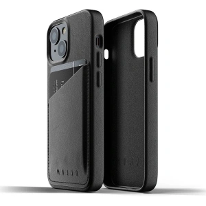 Mujjo Full Leather Wallet Case Apple iPhone 13 mini (black)