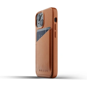 Mujjo Full Leather Wallet Case Apple iPhone 13 mini (brown)
