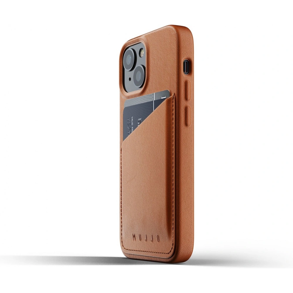 Hurtownia GSM - Etui Mujjo Full Leather Wallet Case Apple iPhone 13 mini (hnědé) - MUJ077BR - {ean13} - Hurt