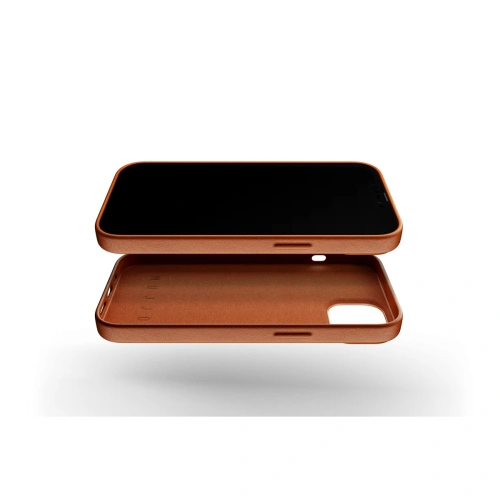 Etui Mujjo Full Leather Wallet Case Apple iPhone 13 mini (brązowe)