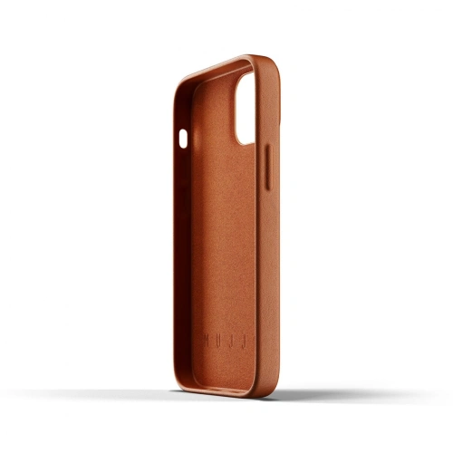 Etui Mujjo Full Leather Wallet Case Apple iPhone 13 mini (brązowe)