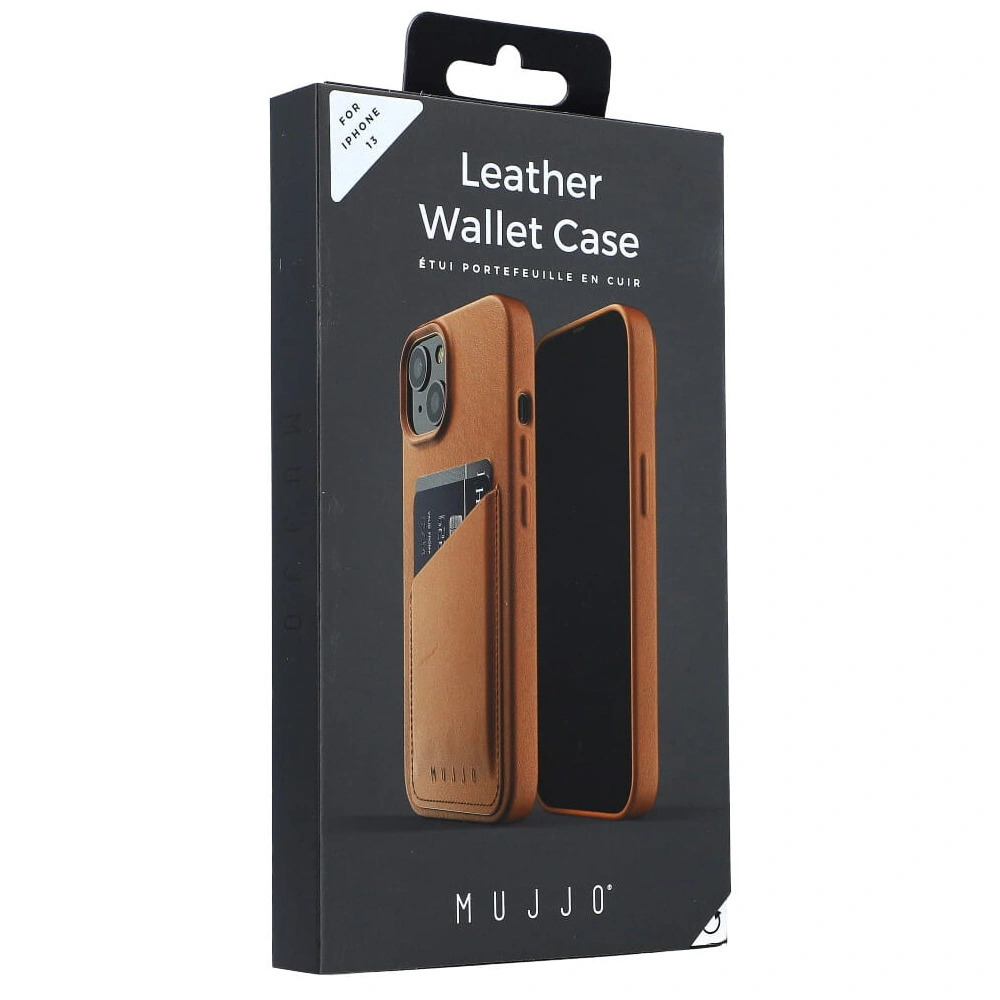 Hurtownia GSM - Etui Mujjo Full Leather Wallet Case Apple iPhone 13 (hnědé) - MUJ071BR - {ean13} - Hurt