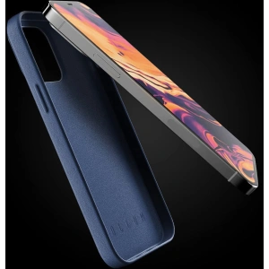 Mujjo Full Leather Wallet Case Apple iPhone 13 Pro Max (blue)