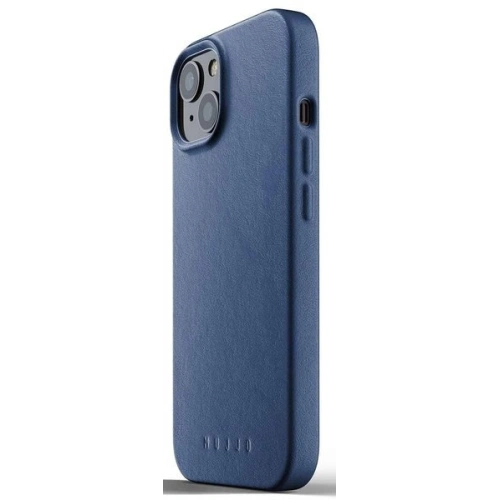 Etui Mujjo Full Leather Case Apple iPhone 13 (niebieskie)