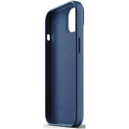 Etui Mujjo Full Leather Case Apple iPhone 13 (niebieskie)