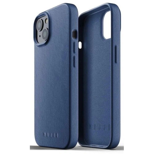Etui Mujjo Full Leather Case Apple iPhone 13 (niebieskie)