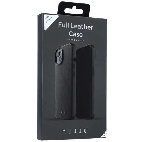 Etui Mujjo Full Leather Case Apple iPhone 13 (czarne)