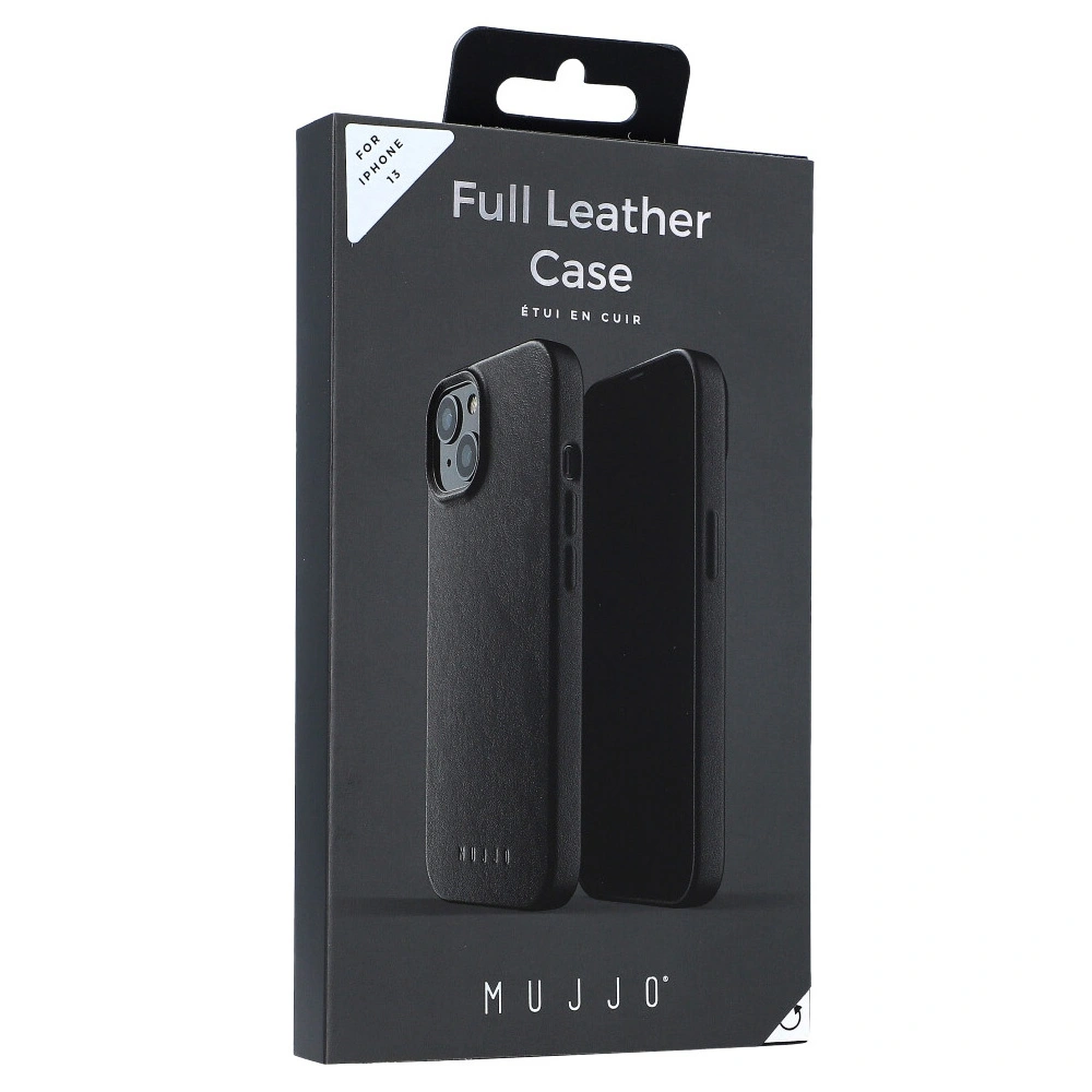 Hurtownia GSM - Etui Mujjo Full Leather Case Apple iPhone 13 (černé) - MUJ069BLK - {ean13} - Hurt