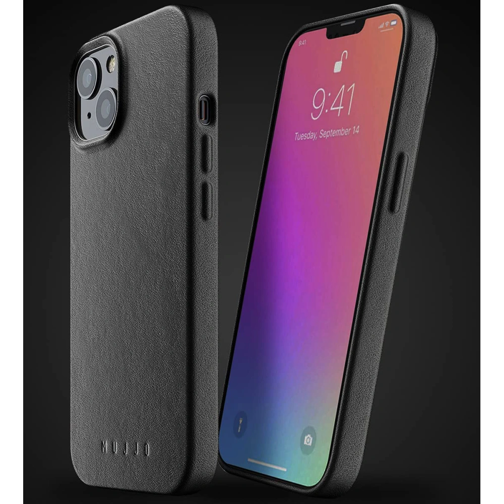 Hurtownia GSM - Etui Mujjo Full Leather Case Apple iPhone 13 (černé) - MUJ069BLK - {ean13} - Hurt