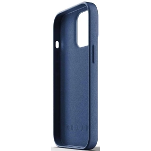 Mujjo Full Leather Wallet Case Apple iPhone 13 Pro (blue)