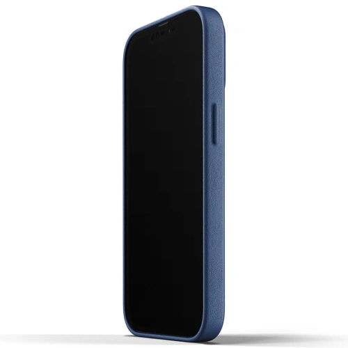 Etui Mujjo Full Leather Case Apple iPhone 13 Pro (niebieskie)