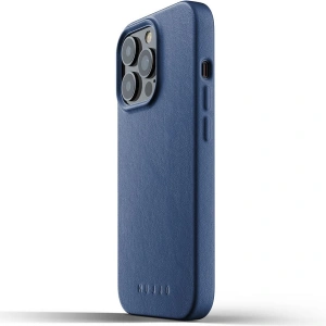 Mujjo Full Leather Case Apple iPhone 13 Pro (blue)