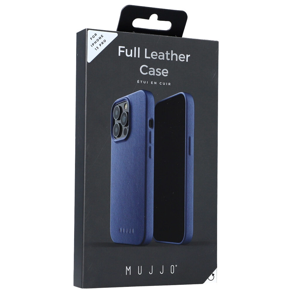 Hurtownia GSM - Etui Mujjo Full Leather Case Apple iPhone 13 Pro (modré) - MUJ058BLU - {ean13} - Hurt