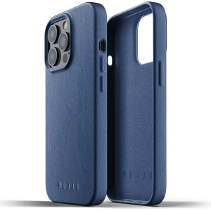 Mujjo Full Leather Case Apple iPhone 13 Pro (blue)