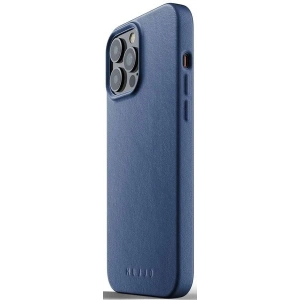 Mujjo Full Leather Case Apple iPhone 13 Pro Max (blue)