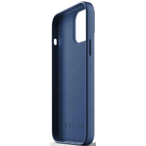 Etui Mujjo Full Leather Case Apple iPhone 13 Pro Max (niebieskie)