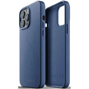 Mujjo Full Leather Case Apple iPhone 13 Pro Max (blue)