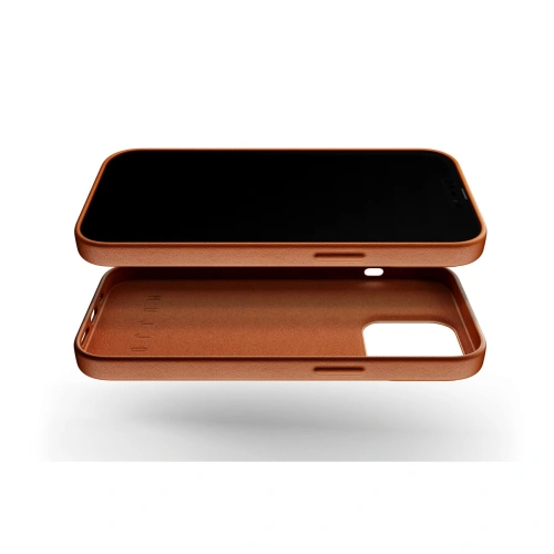 Etui Mujjo Full Leather Case Apple iPhone 13 Pro Max (brązowe)