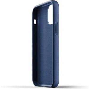 Mujjo Full Leather Wallet Case Apple iPhone 12 mini (blue)