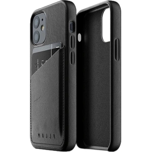 Mujjo Full Leather Wallet Case Apple iPhone 12 mini (black)