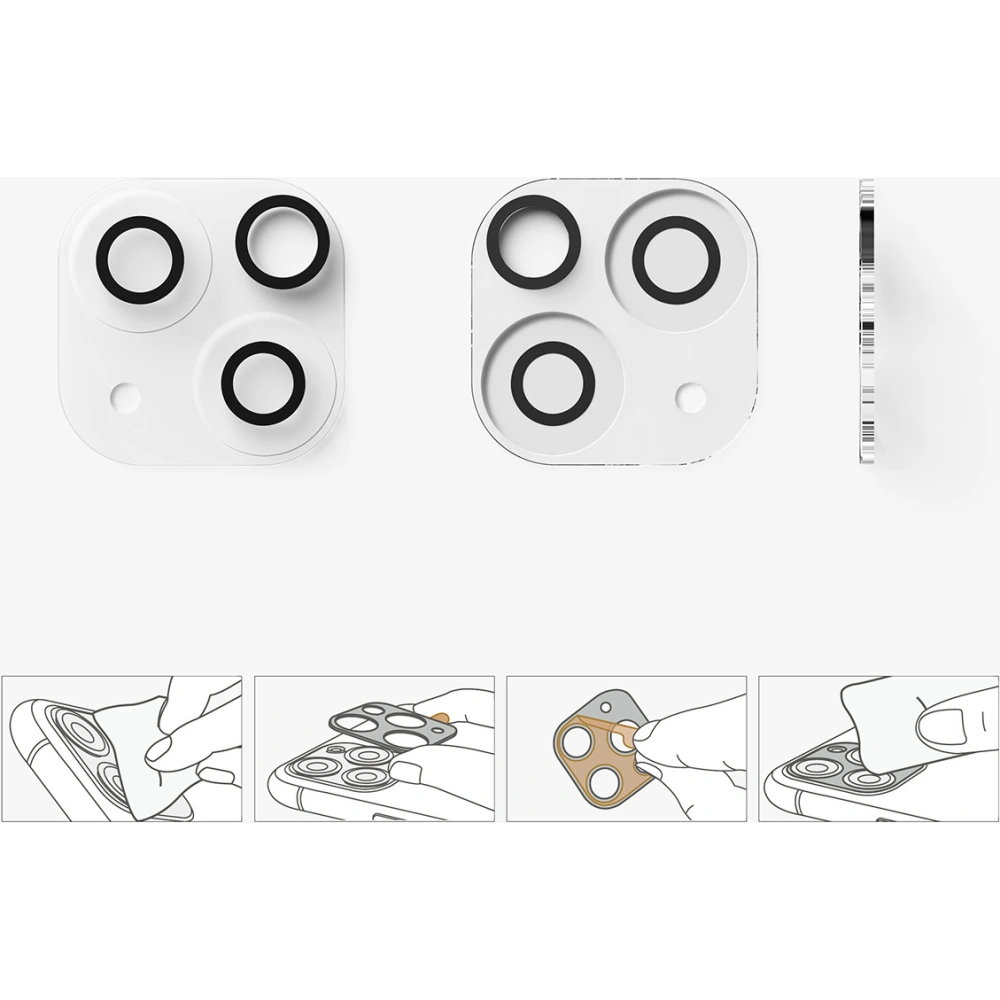 Hurtownia GSM - Tvrzené sklo na Ringke ochranu kamery Apple iPhone 13/13 mini [2 PACK] - RGK1471 - {ean13} - Hurt