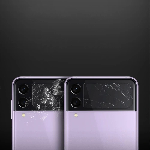 Szkło hartowane na mały ekran Ringke Cover Display Glass Samsung Galaxy Z Flip 3 [3 PACK]