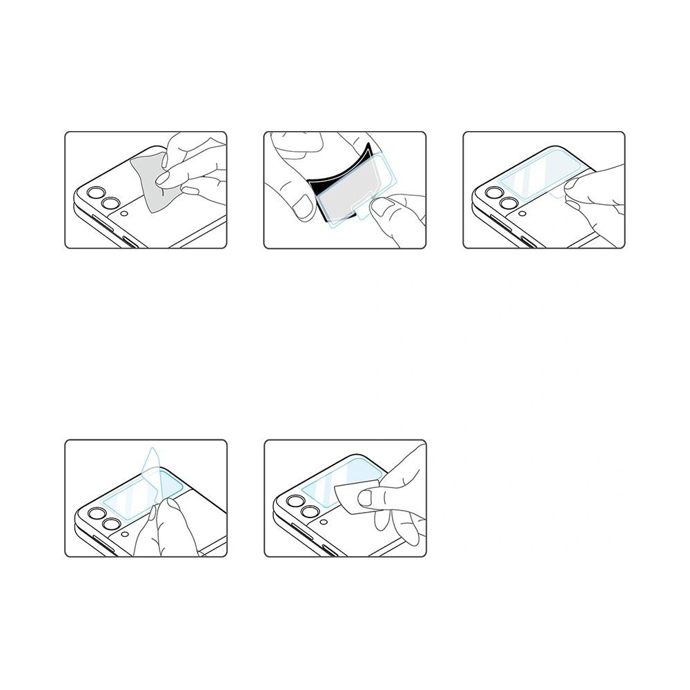 Hurtownia GSM - Tvrzené sklo na malý displej Ringke Cover Display Glass Samsung Galaxy Z Flip 3 [3 PACK] - RGK1486 - {ean13} - Hurt