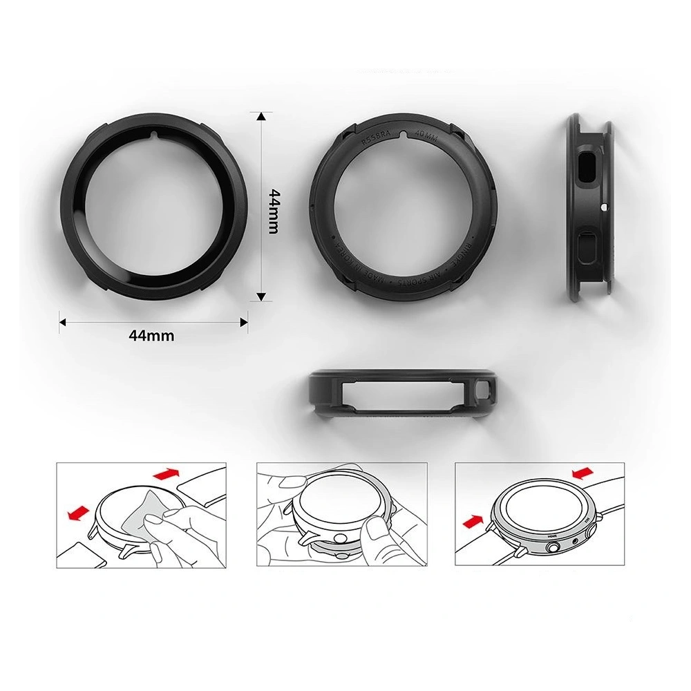 Hurtownia GSM - Case Ringke Air Sports Samsung Galaxy Watch 4 44mm Schwarz - RGK1495BLK - {ean13} - Hurt