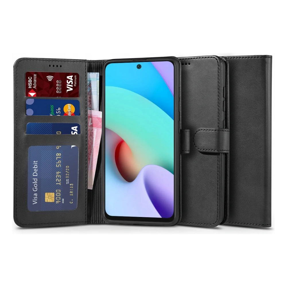 Hurtownia GSM - Etui Tech-Protect Wallet 2 Redmi 10 černé - THP681BLK - {ean13} - Hurt