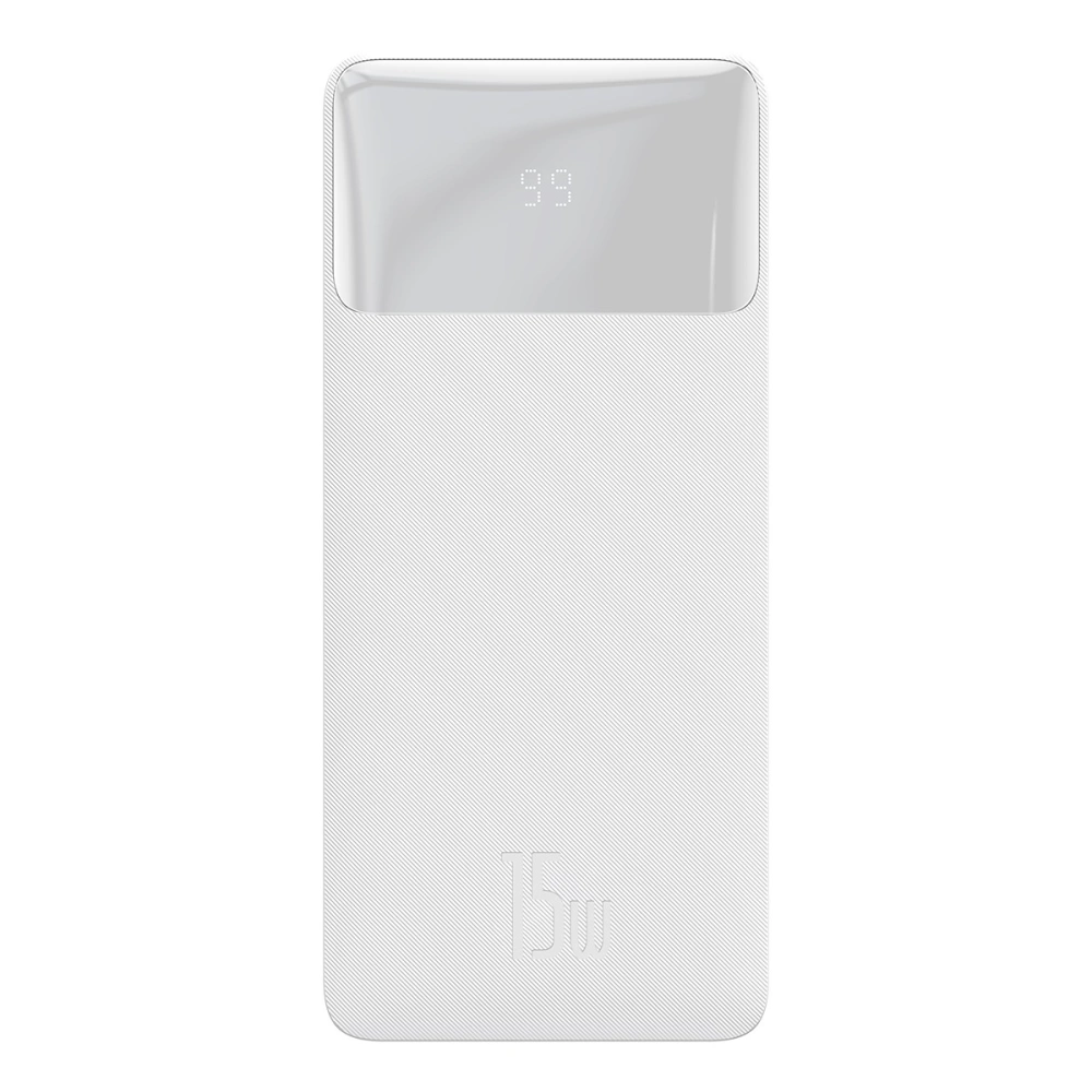 Hurtownia GSM - PowerBank Baseus Bipow 30000mAh, 2xUSB, USB-C, 15W (bílý) - BSU2892WHT - {ean13} - Hurt