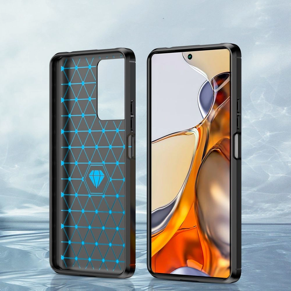 Hurtownia GSM - Etui Tech-Protect TPUCarbon Xiaomi 11T/Pro černá - THP684BLK - {ean13} - Hurt