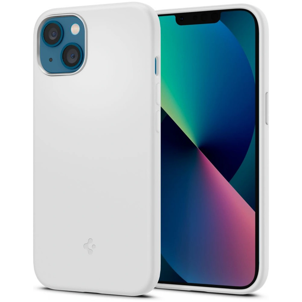 Hurtownia GSM - Etui Spigen Silicone Fit Apple iPhone 13 Bílá - SPN1917WHT - {ean13} - Hurt