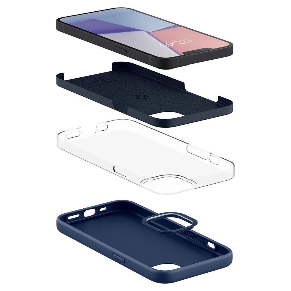 Hurtownia GSM - Etui Spigen Silicone Fit Apple iPhone 13 Navy Blue - SPN1918BLU - {ean13} - Hurt