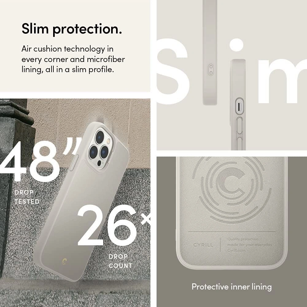 Wholesale Case Spigen Cyrill Leather Brick Apple iPhone 13 Pro Max Cream - SPN1921CRE - {ean13} - Hurt
