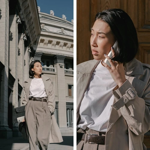 Etui Spigen Cyrill Leather Brick Apple iPhone 13 Pro Cream