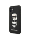 Hurtownia GSM - Etui Karl Lagerfeld KLHCN61IK3DKC Apple iPhone 11 černý/black hardcase 3D Rubber Karl`s&Choupette - KLD701BLK - {ean13} - Hurt