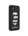 Hurtownia GSM - Etui Karl Lagerfeld KLHCN61IK3DKC Apple iPhone 11 černý/black hardcase 3D Rubber Karl`s&Choupette - KLD701BLK - {ean13} - Hurt