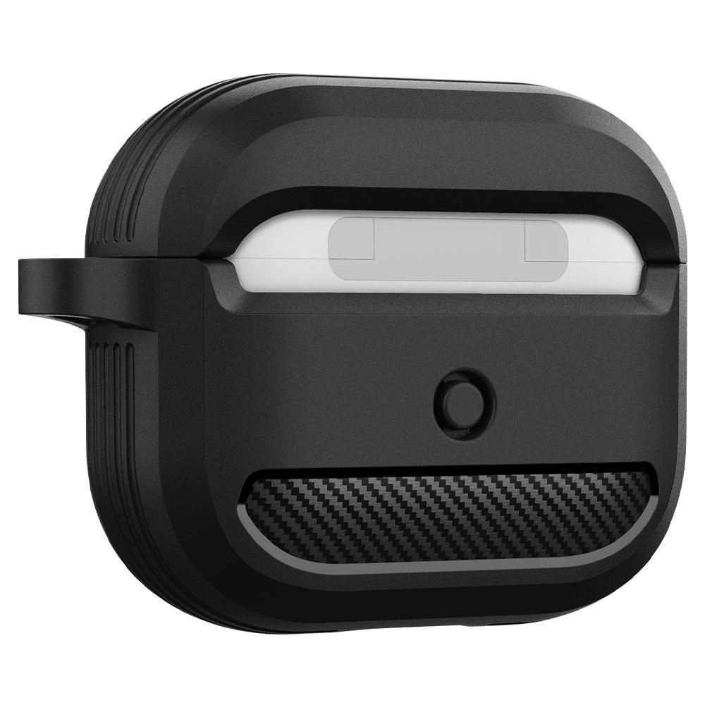 Hurtownia GSM - Etui Spigen Rugged Armor Apple AirPods 3 2021 Matná Černá - SPN1926BLK - {ean13} - Hurt