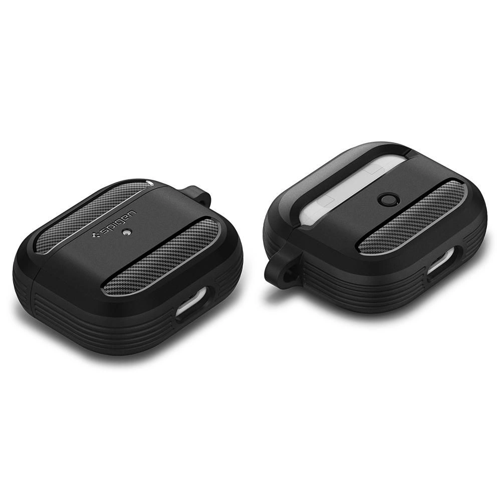 Hurtownia GSM - Etui Spigen Rugged Armor Apple AirPods 3 2021 Matná Černá - SPN1926BLK - {ean13} - Hurt