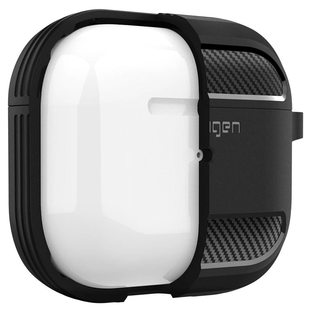 Hurtownia GSM - Etui Spigen Rugged Armor Apple AirPods 3 2021 Matná Černá - SPN1926BLK - {ean13} - Hurt