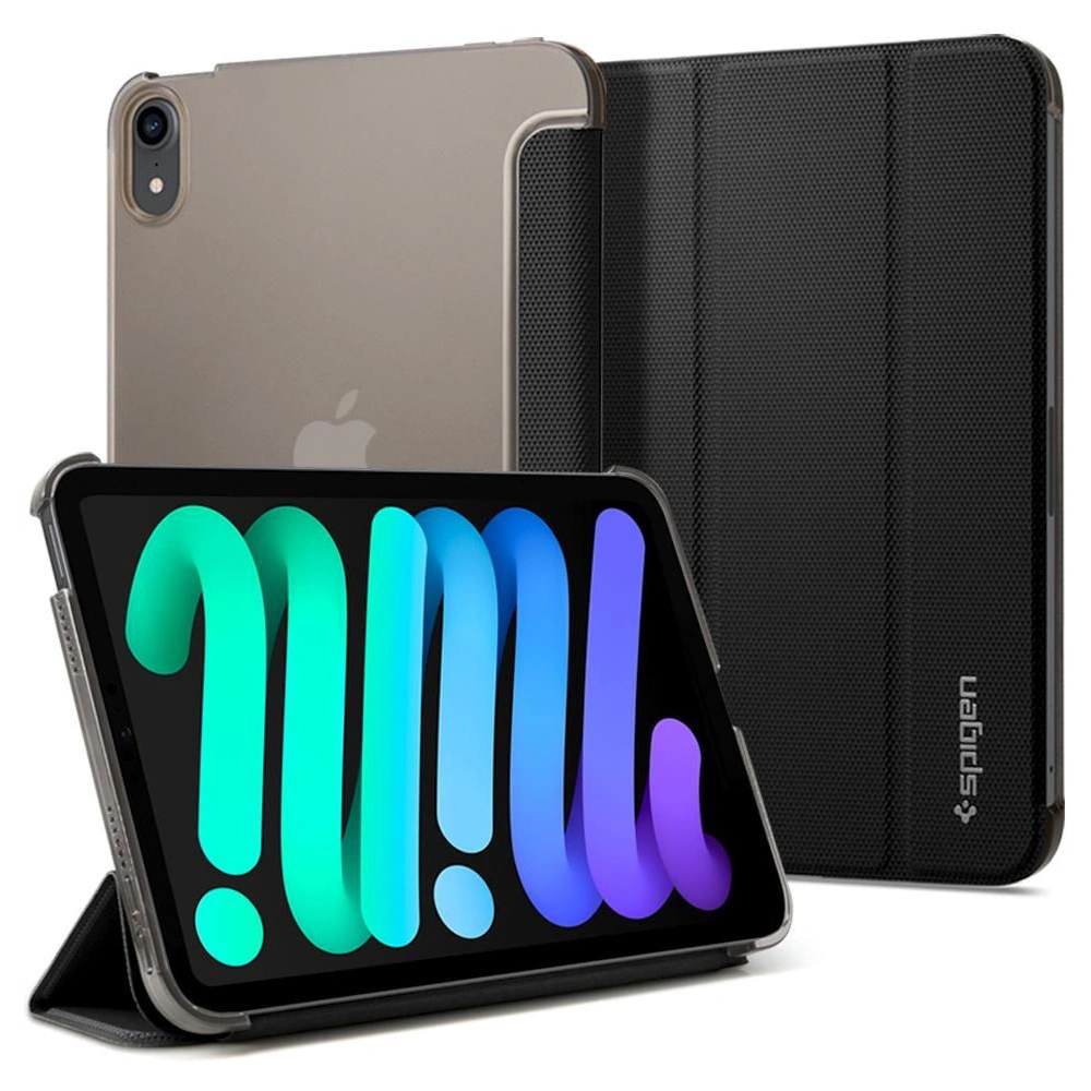 Hurtownia GSM - Etui Spigen Liquid Air Folio Apple iPad mini 2021 (6. generacji) / iPad mini 8.3" 2024 (7. generacji) Black - SPN1927BLK - {ean13} - Hurt